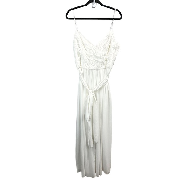 IEENA MAC DUGGAL FLOWY FAUX WRAP JUMPSUIT - Picture 4 of 8